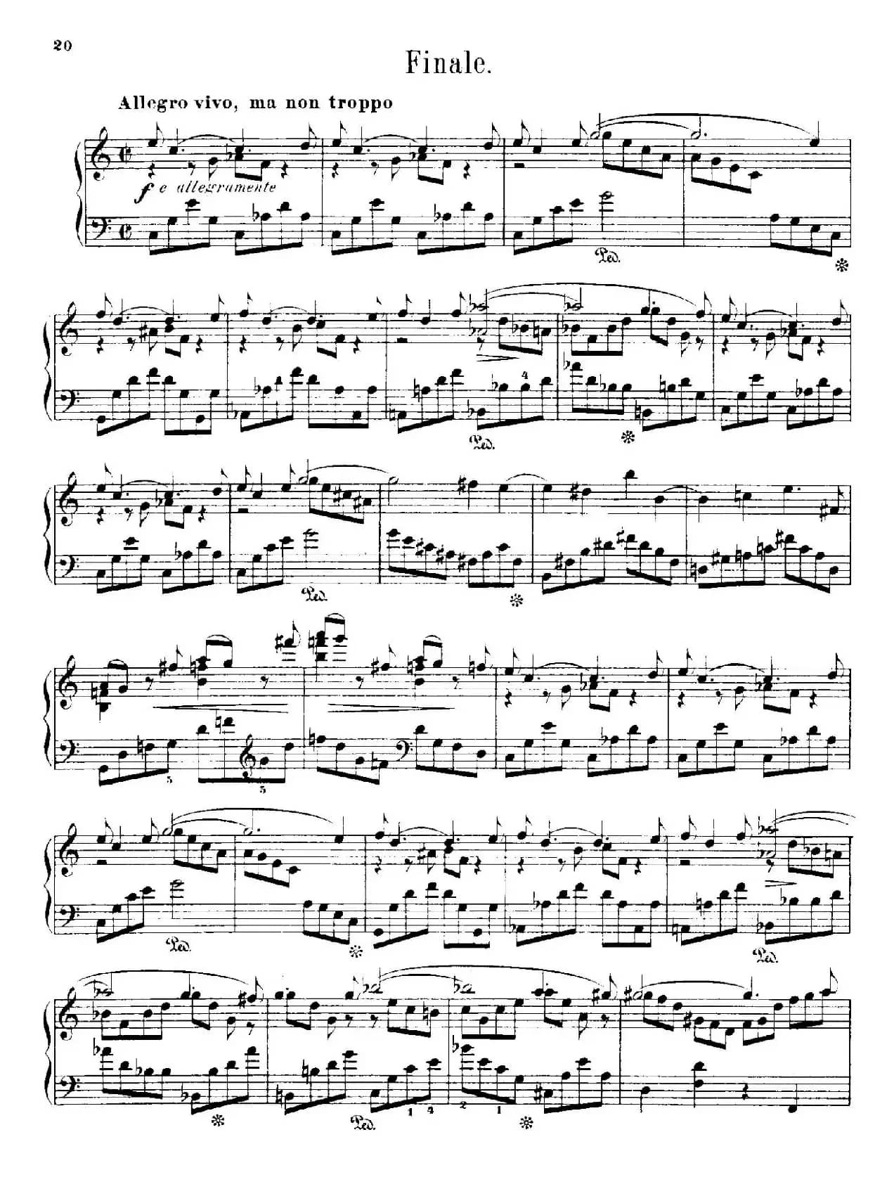 Petite Sonate Dans La Forme Classique Op.9（古典小奏鸣曲）