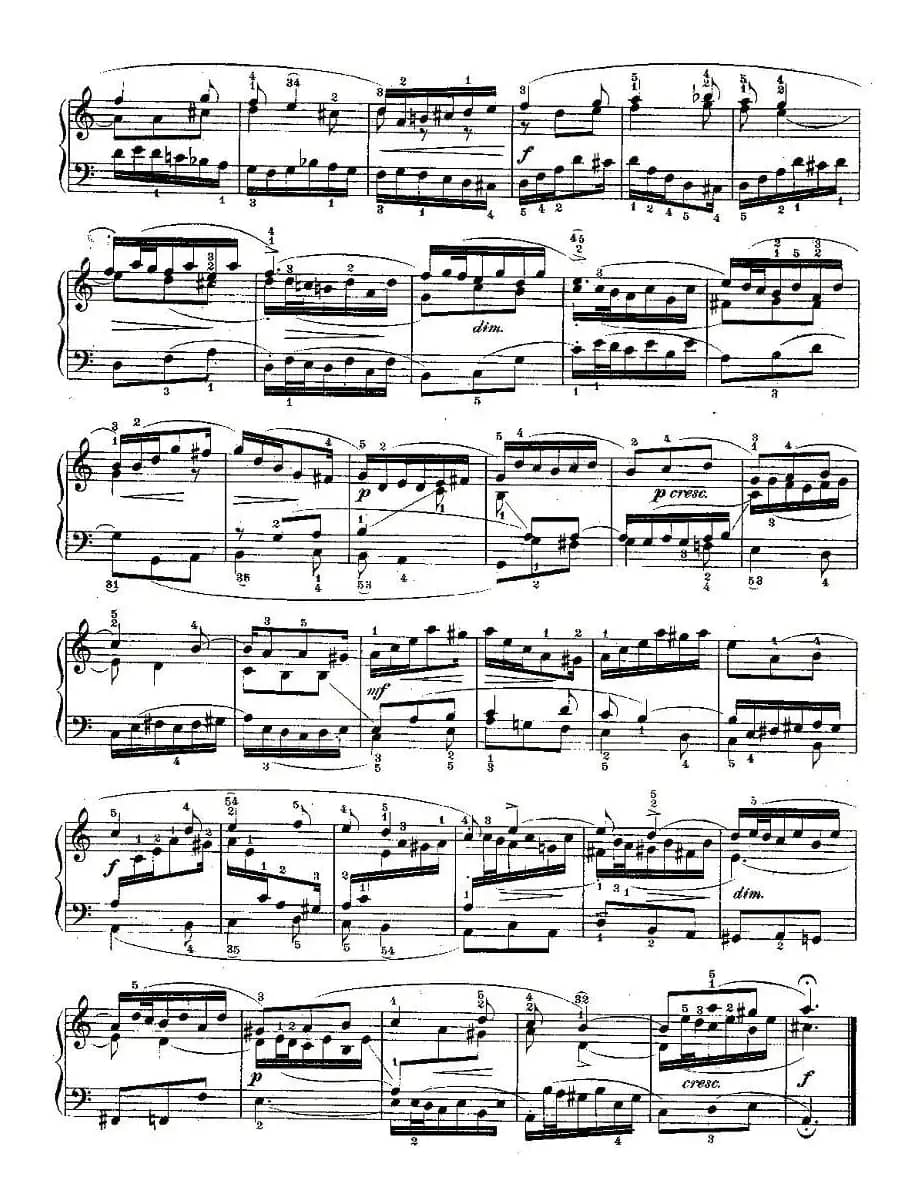 FIFTEEN THREE-PART INVETIONS之十三（15首3部创意曲之十三）