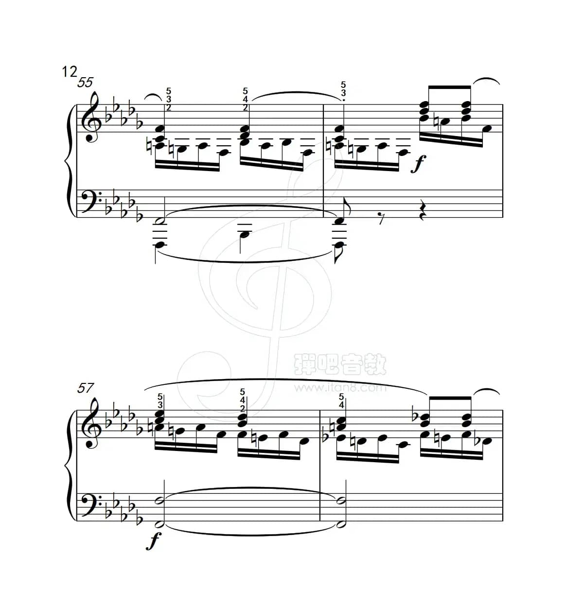 练习曲 55（克拉莫钢琴练习曲60首）