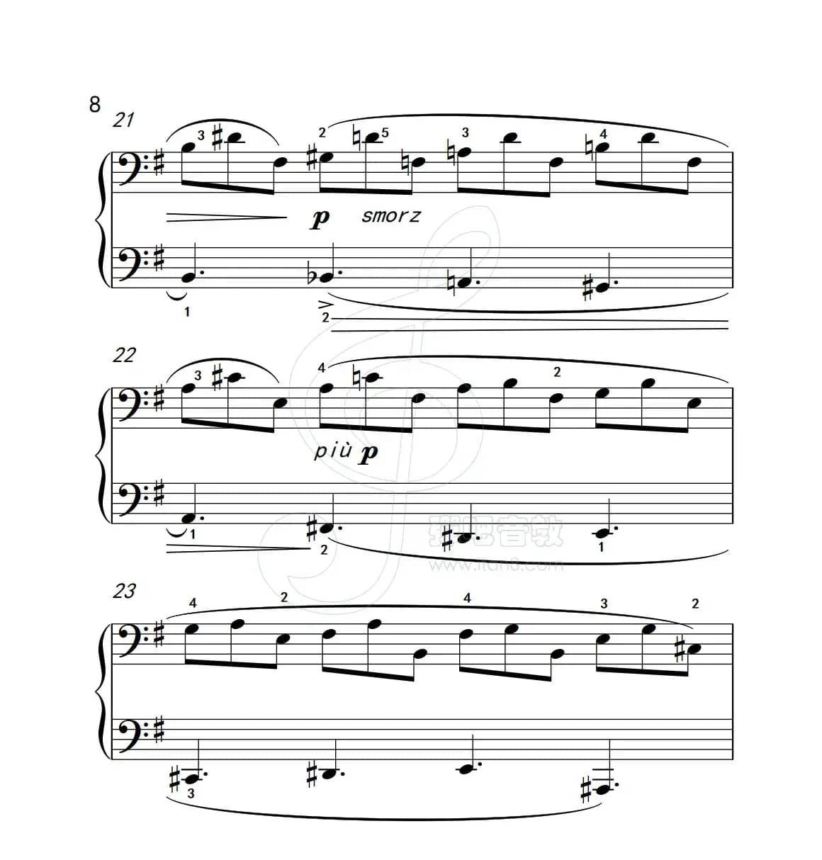 练习曲 23（克拉莫钢琴练习曲60首）