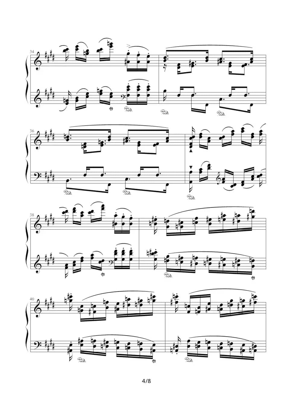 Chopin.肖邦 练习曲 Op.10 No.3 离别曲