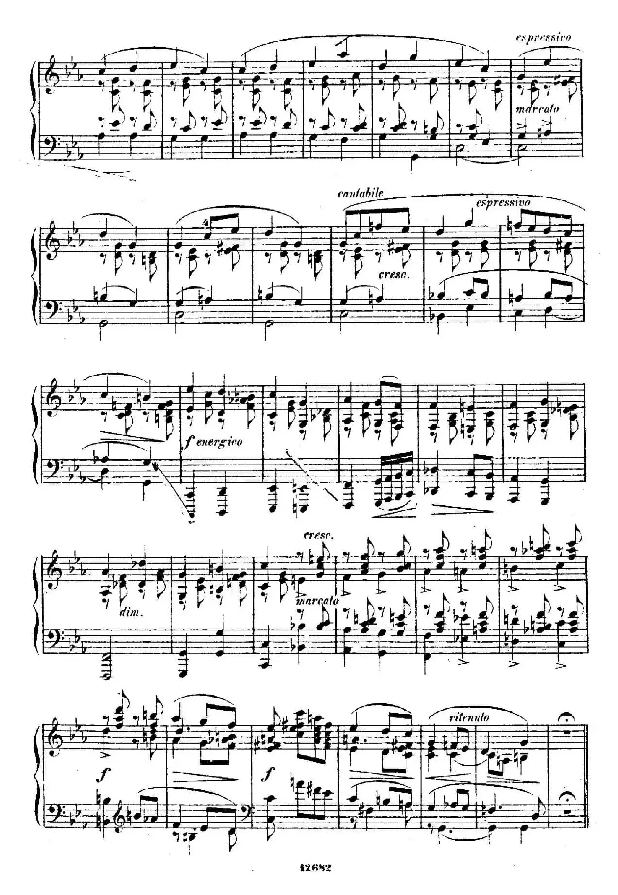 Douze Etudes de Salon Op.5（12首沙龙练习曲·1）