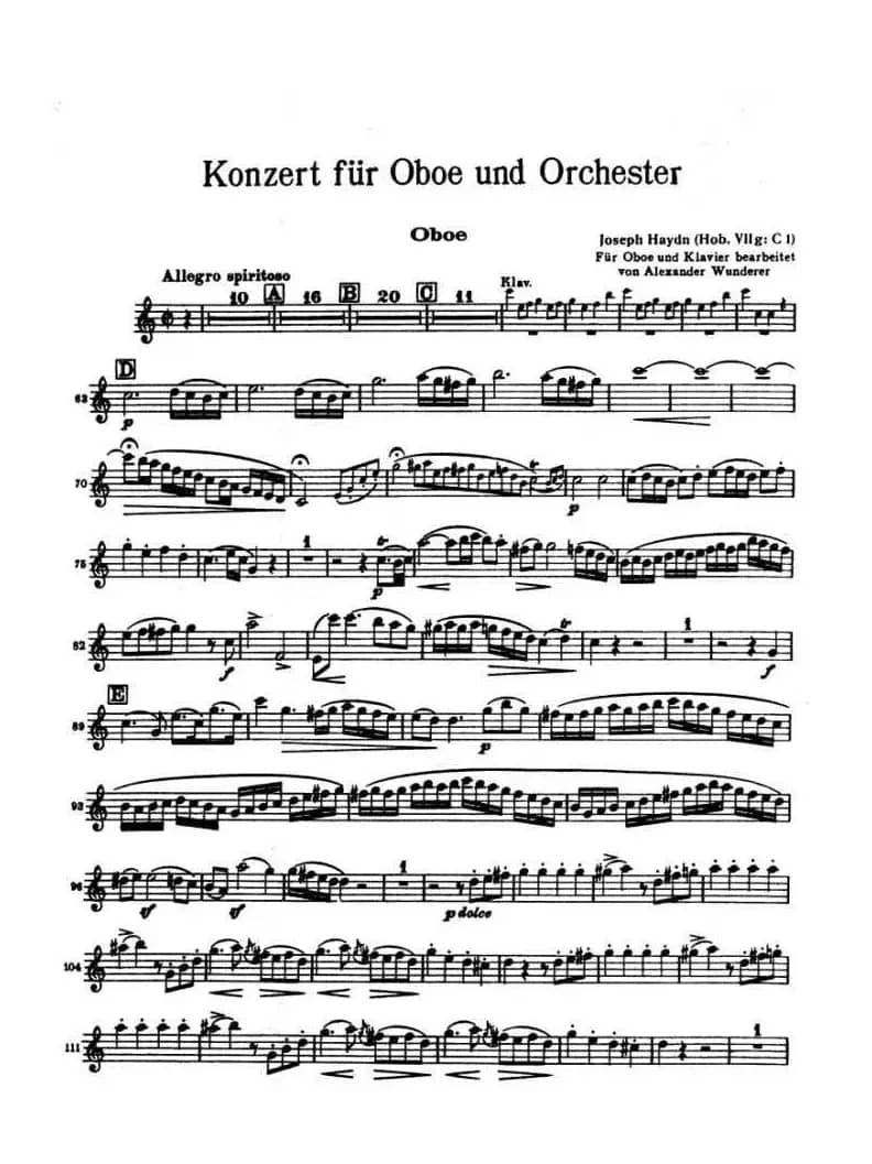 C大调协奏曲（第一乐章）