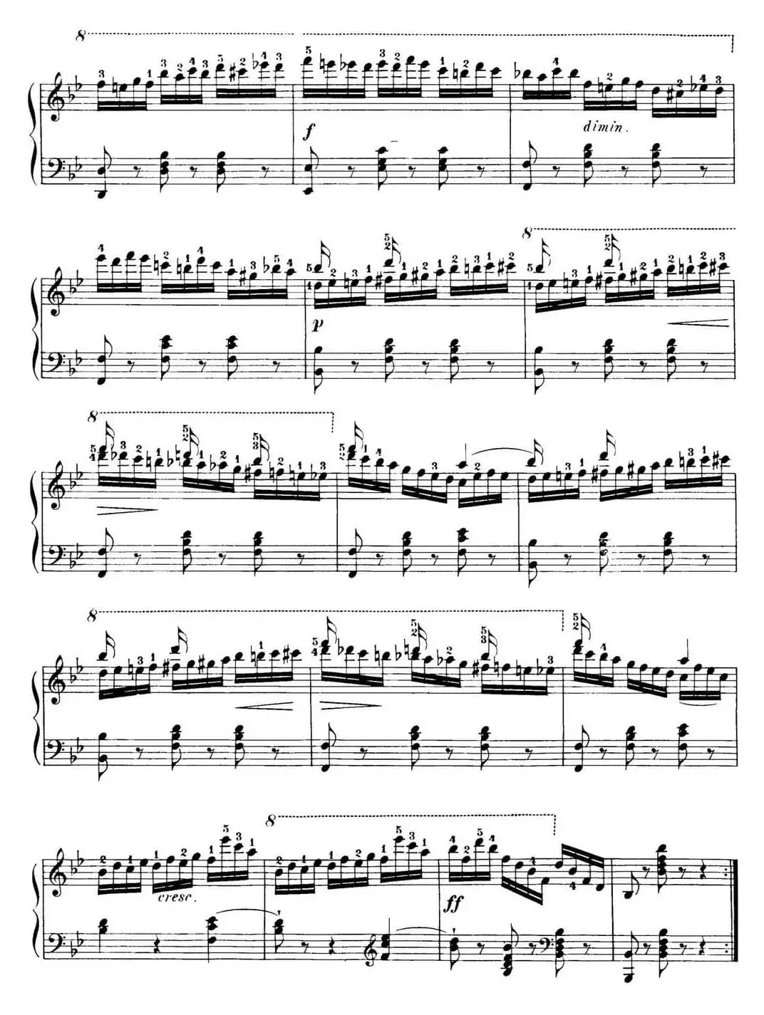 40首车尔尼Op.299钢琴快速练习曲（NO.31）