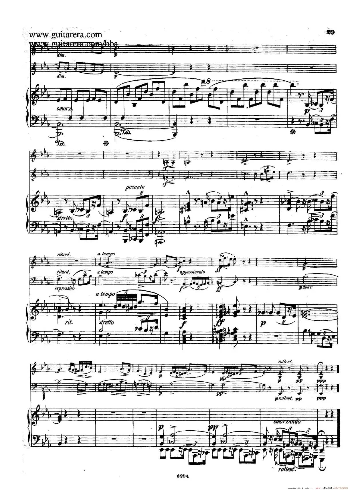 Piano Trio in g Minor Op.8（g小调钢琴三重奏）