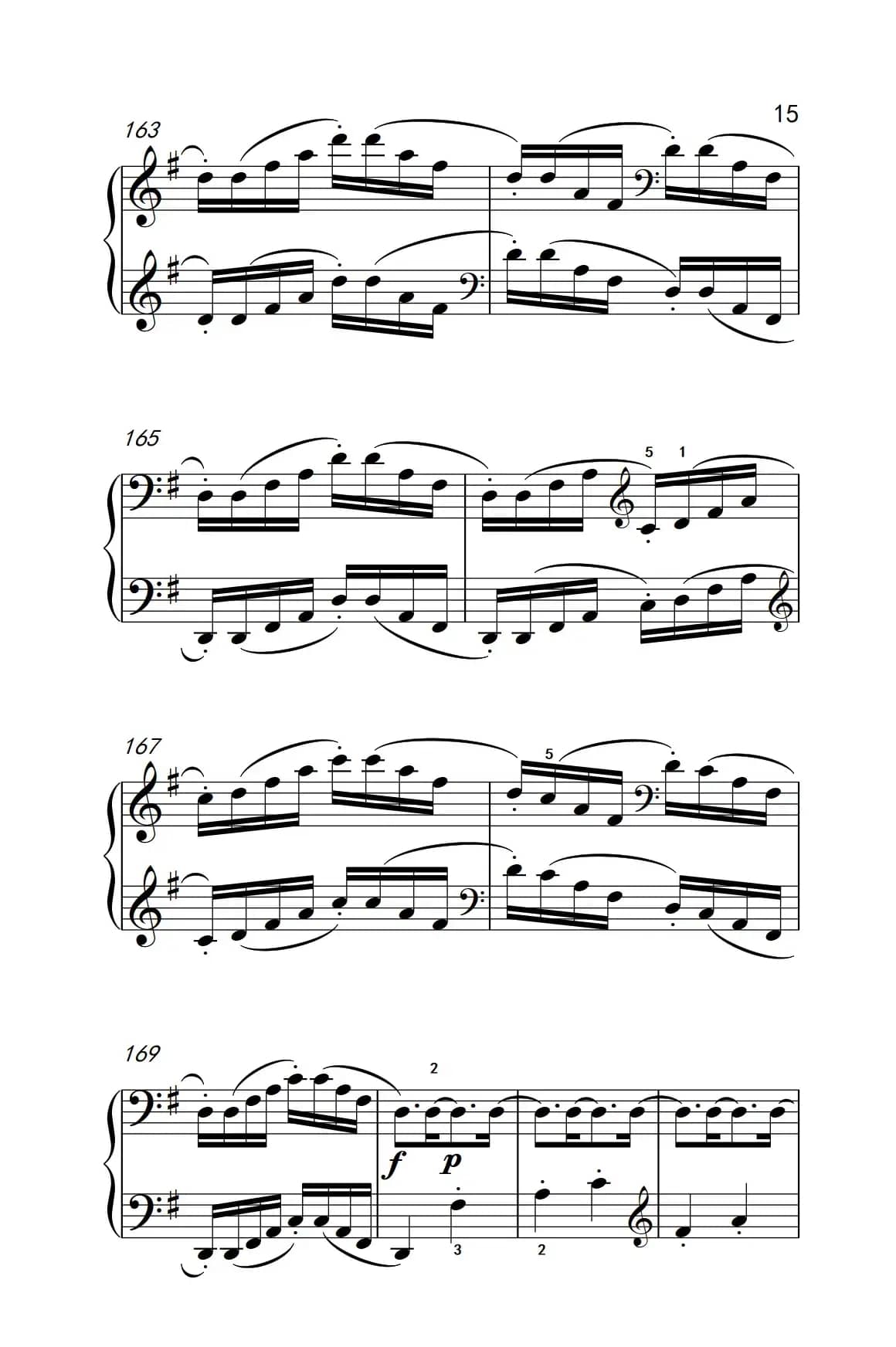 第九级2.G大调奏鸣曲 第一乐章 Op.31 No.1（中央音乐学院 钢琴（业余）考级教程 7-9级）