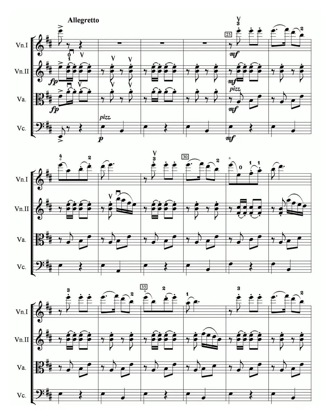 当红军去（弦乐四重奏）