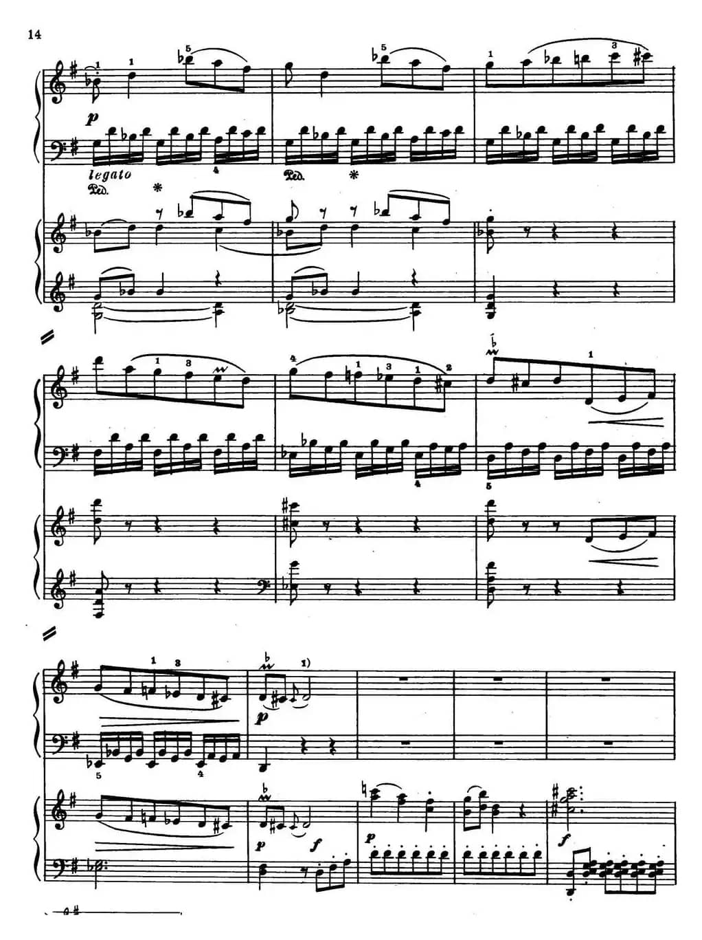 二十八部钢琴协奏曲 No.4