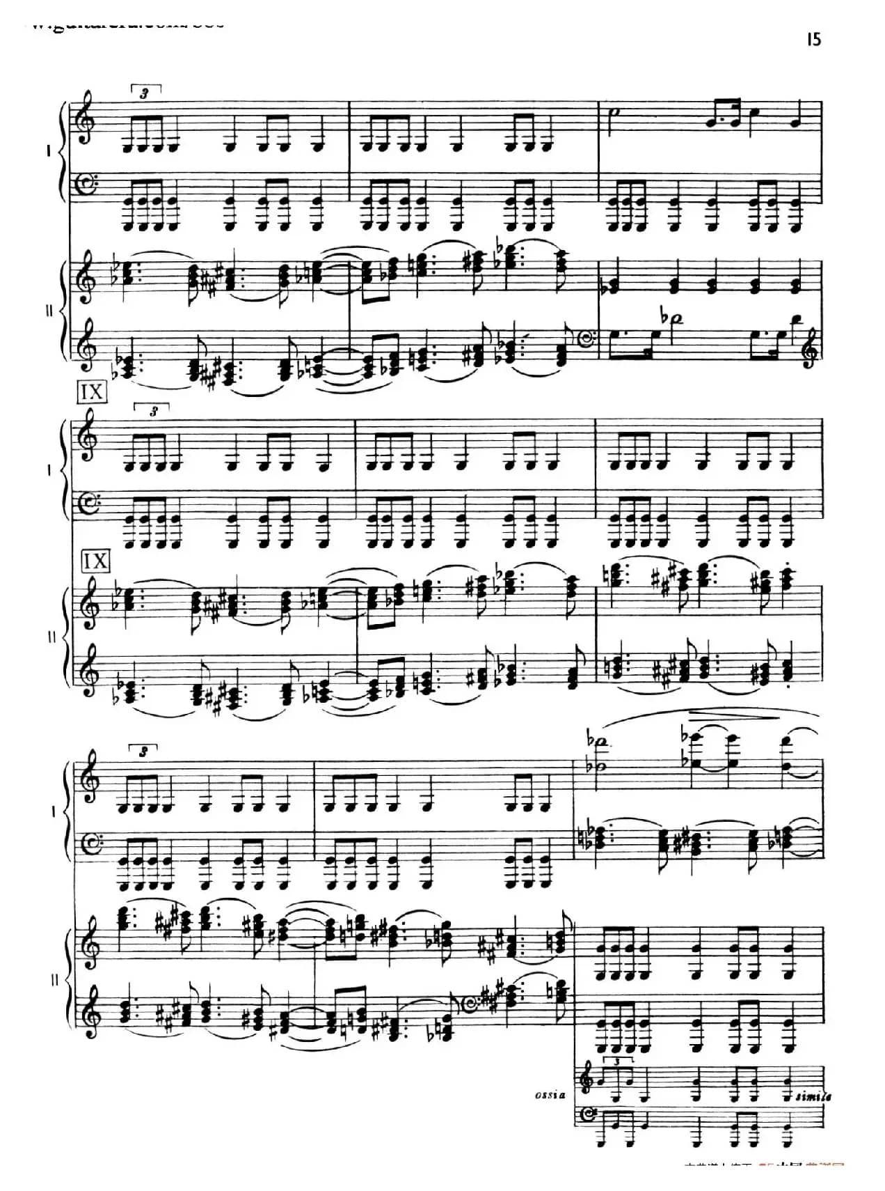 The Planets Op.32（双钢琴）（行星·第一乐章 火星—战争使者）