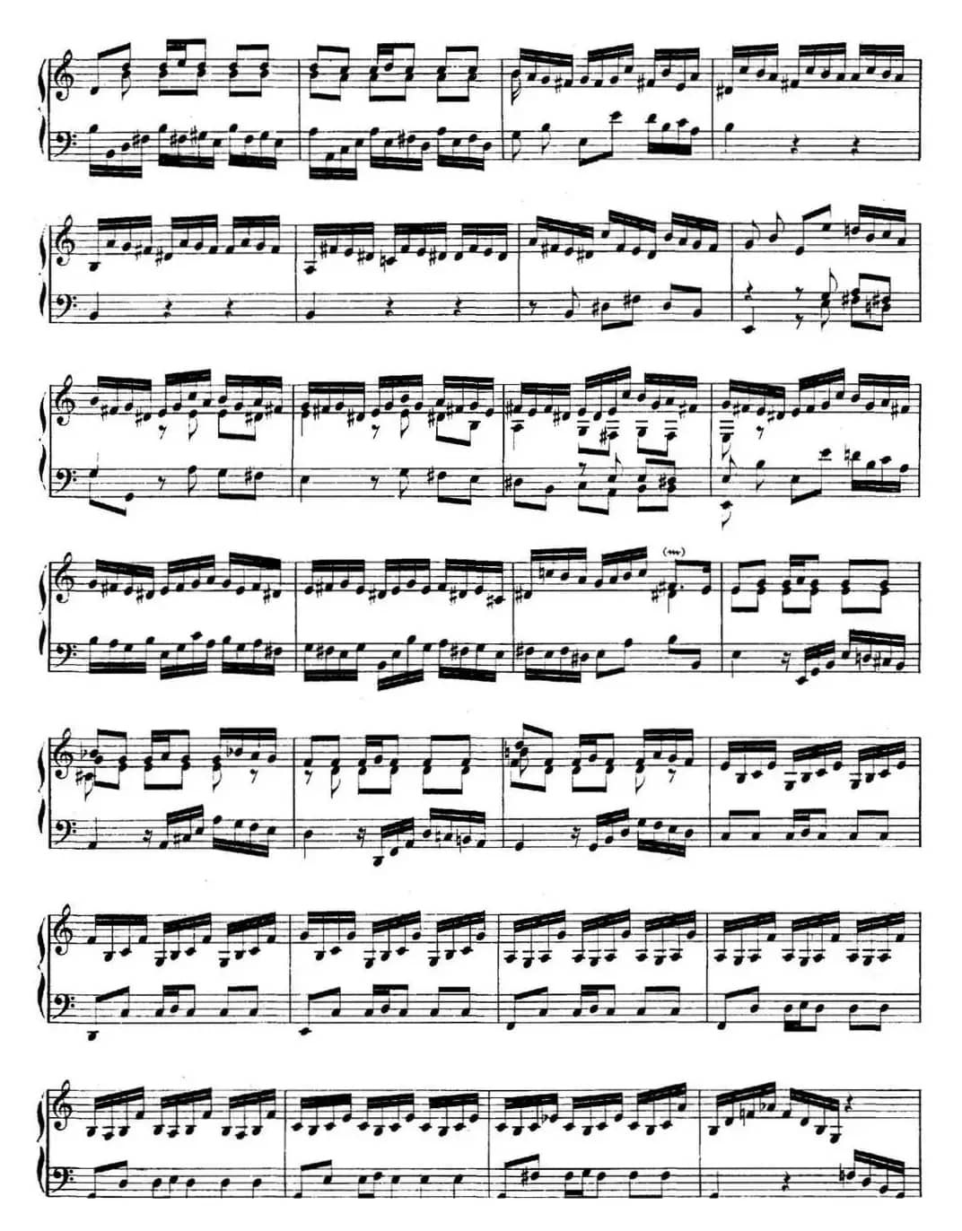 英国组曲No.2 巴赫 a小调  2nd Suite BWV 807