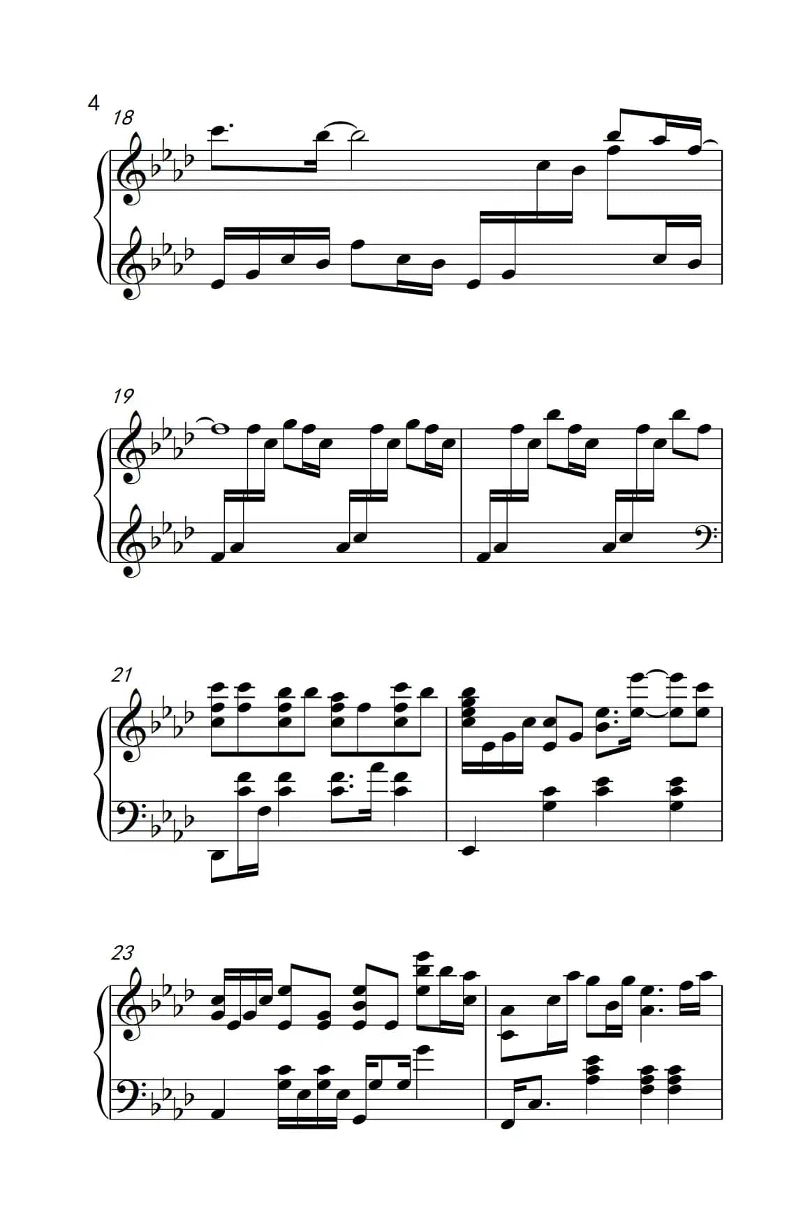 默（电影《何以笙箫默》插曲）（《弹吧音教》制谱版）