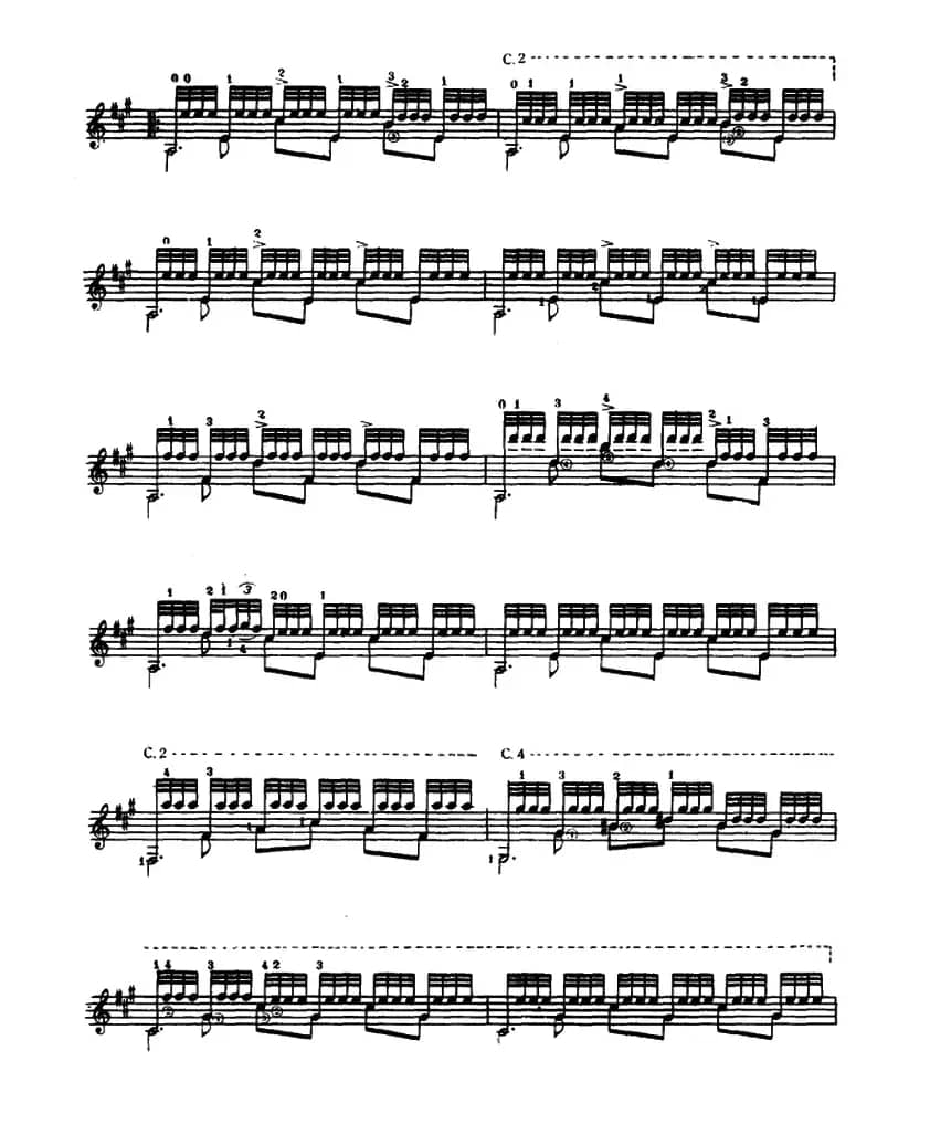 阿尔罕伯拉宫的回忆（古典吉它）