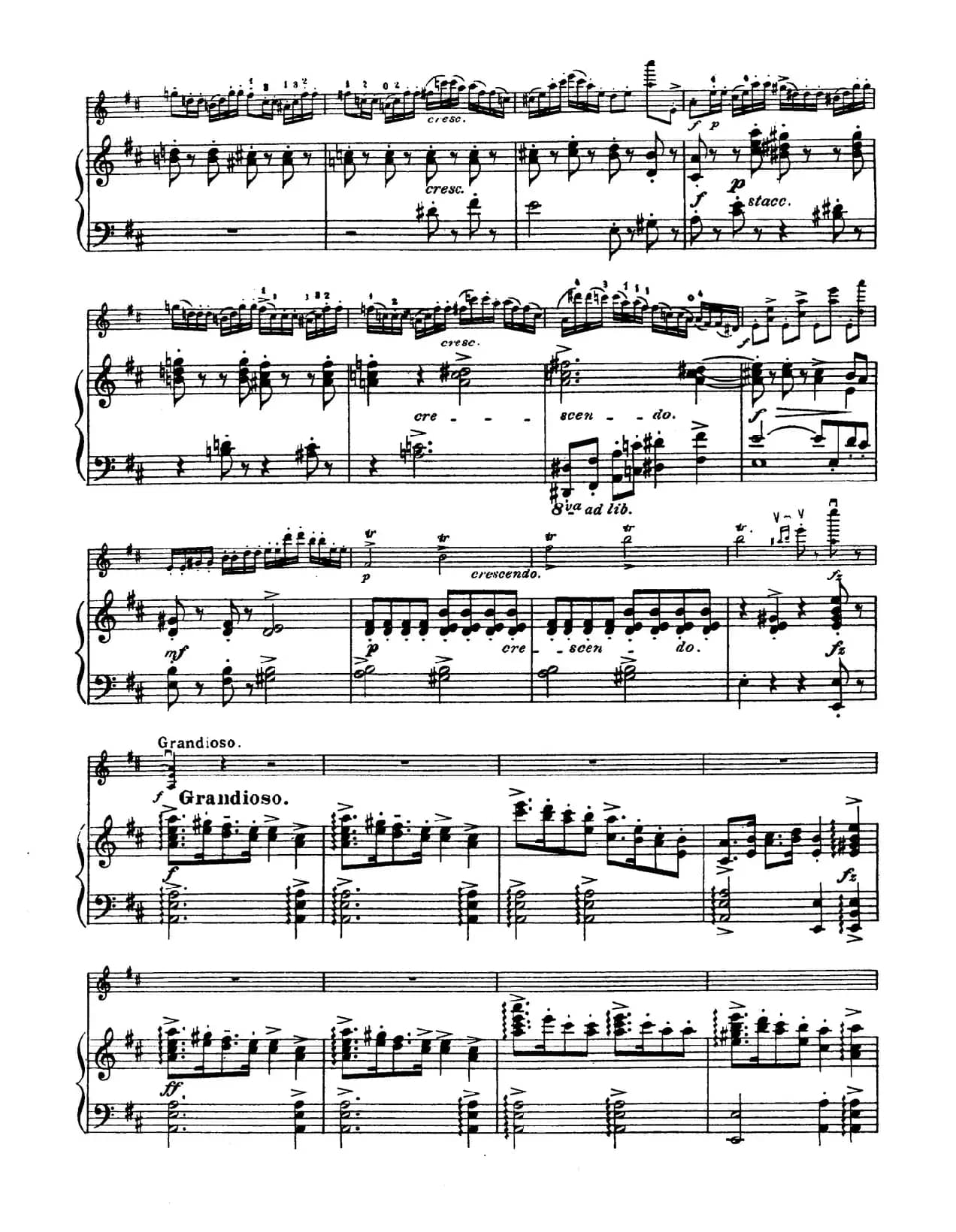 D大调学生协奏曲（塞茨作品第15号）