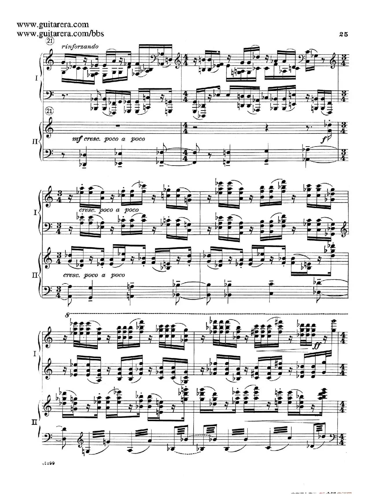 Piano Concerto Op.38（钢琴协奏曲·双钢琴·第一乐章）