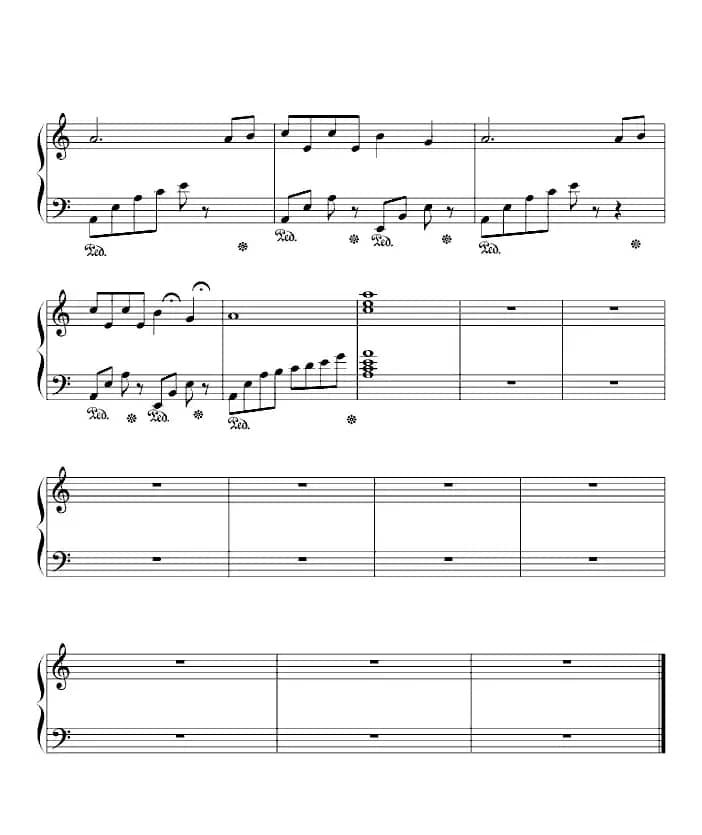 童年（班德瑞钢琴经典作品 简易演奏版）