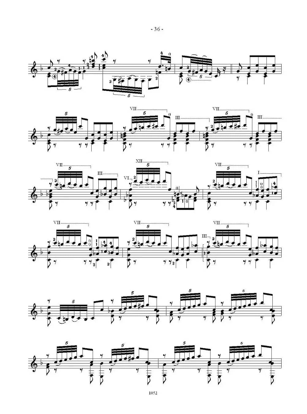 索尔·克斯特26首练习曲之16——20