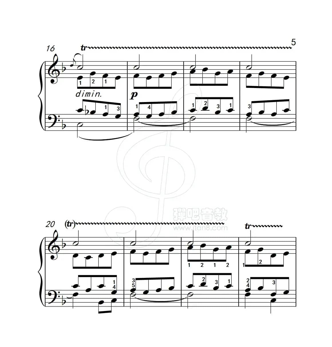 练习曲 14（克拉莫钢琴练习曲60首）