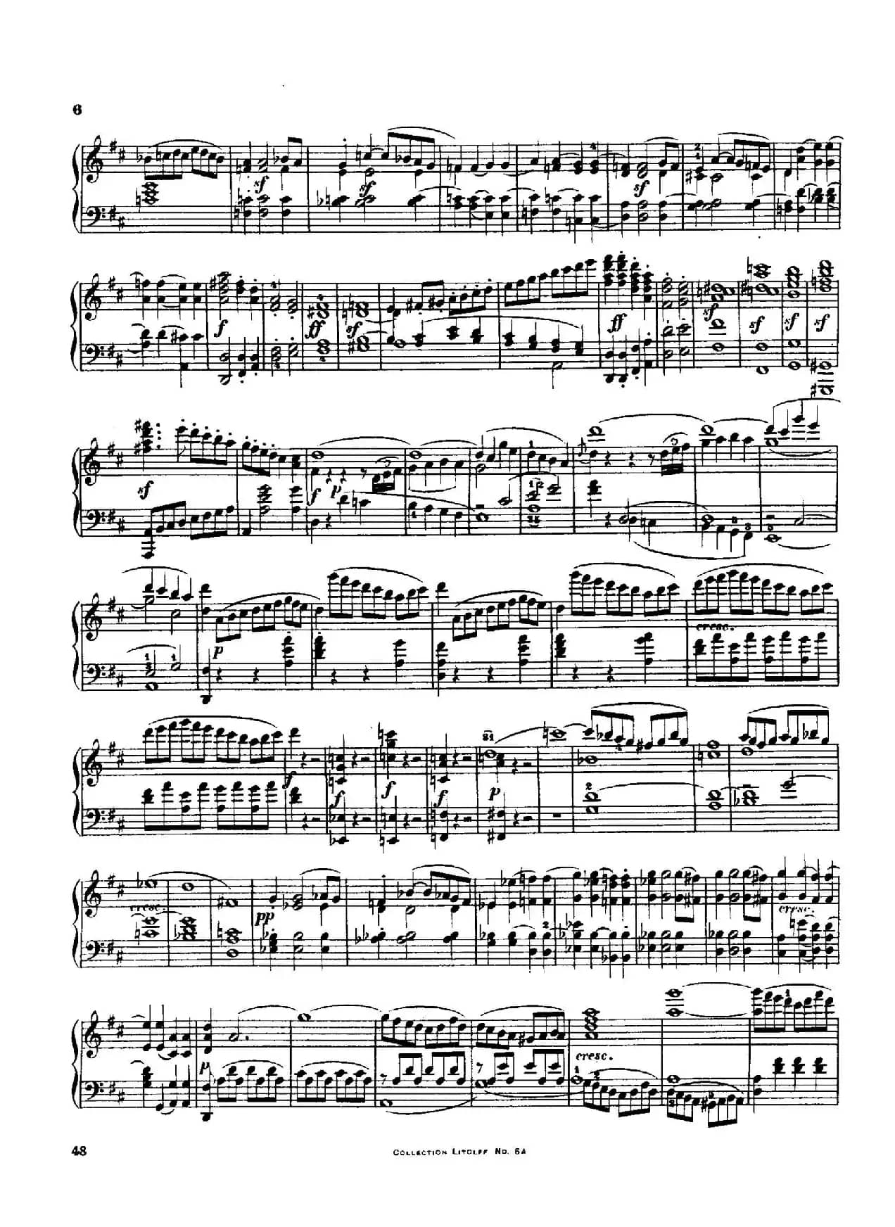 String Quartet No.3 in D Major Op.18-3（D大调第三弦乐四重奏·钢琴独奏版）