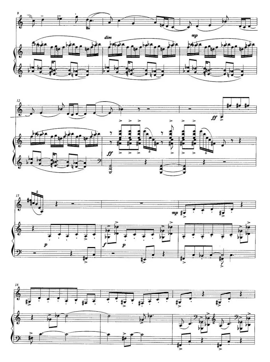 回旋曲（罗毅作曲版、单簧管+钢琴）