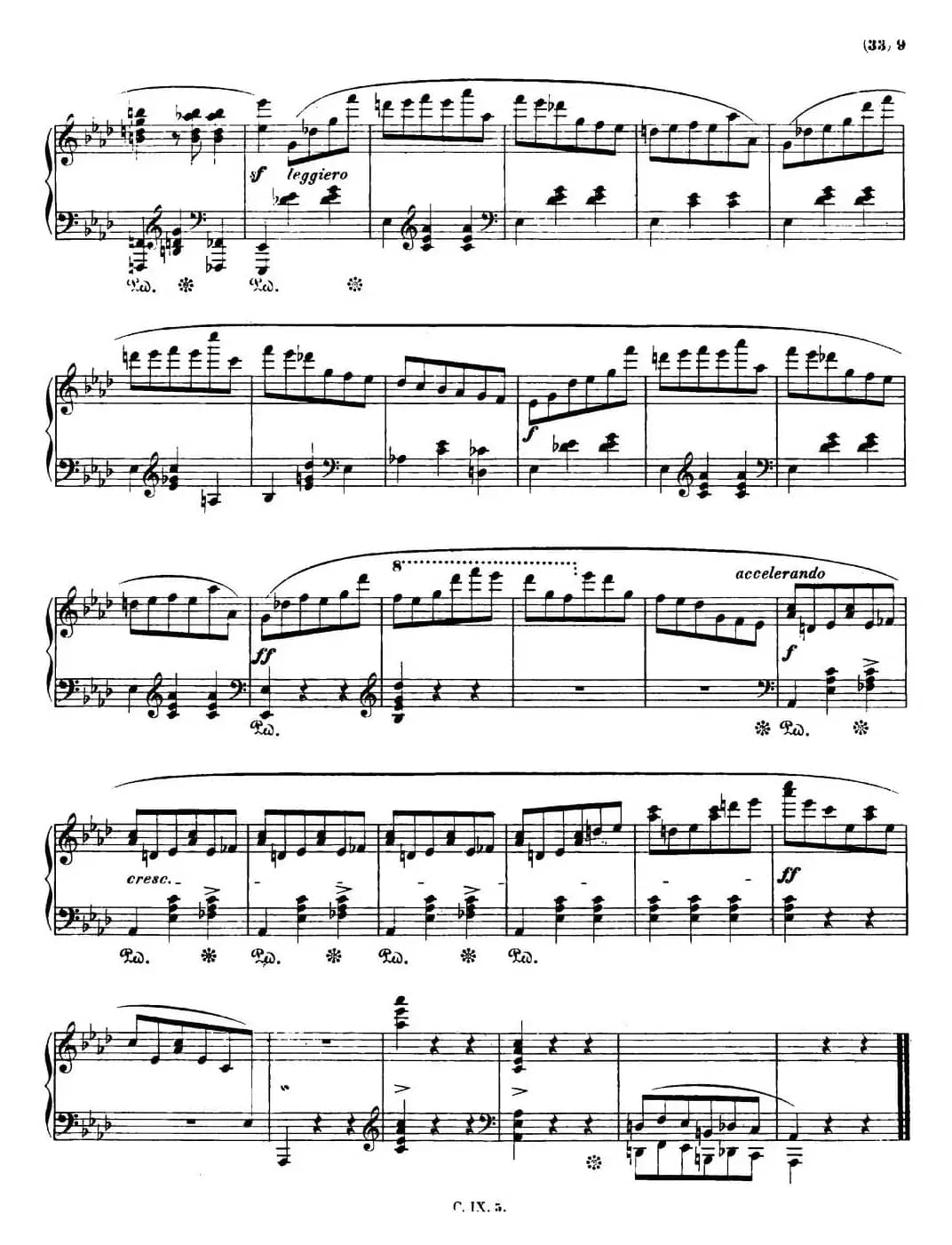 降A大调圆舞曲Op.42