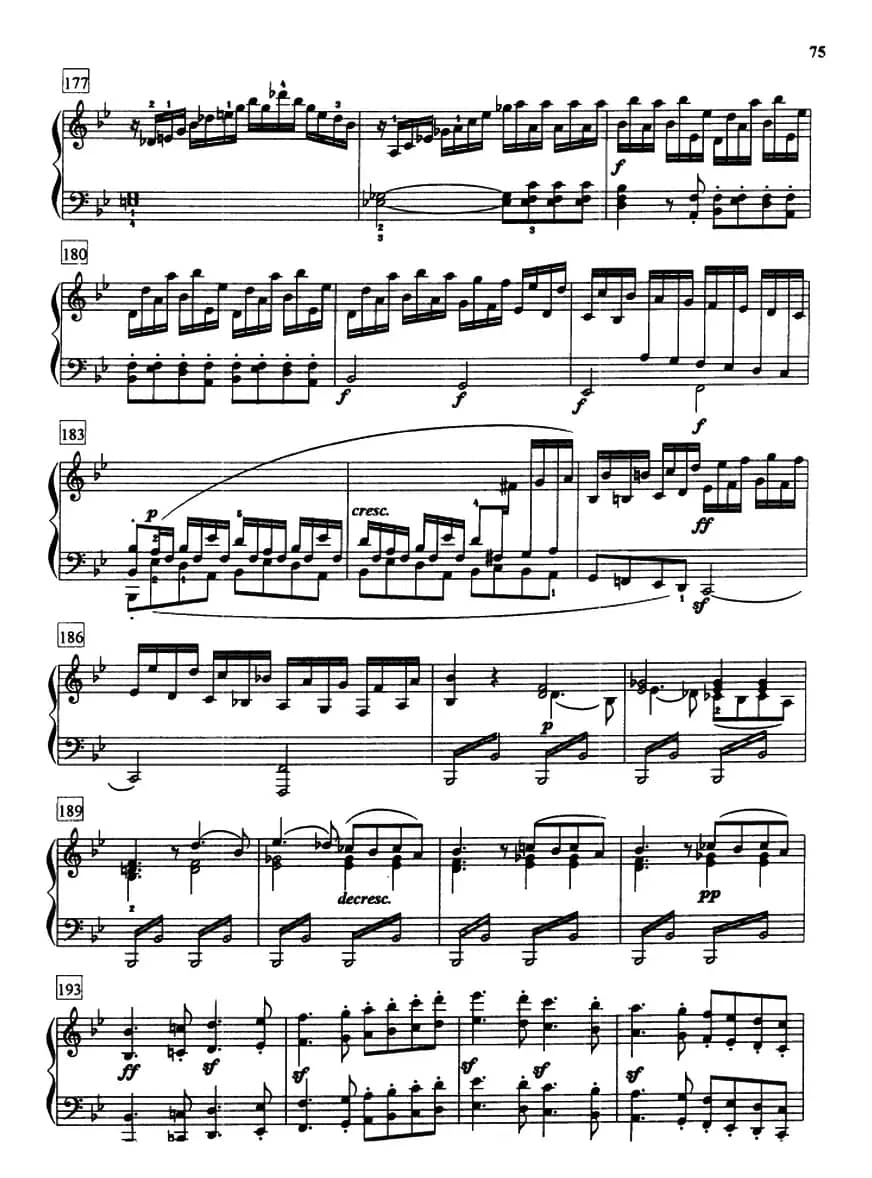 bB大调奏鸣曲Op.22（第一乐章）