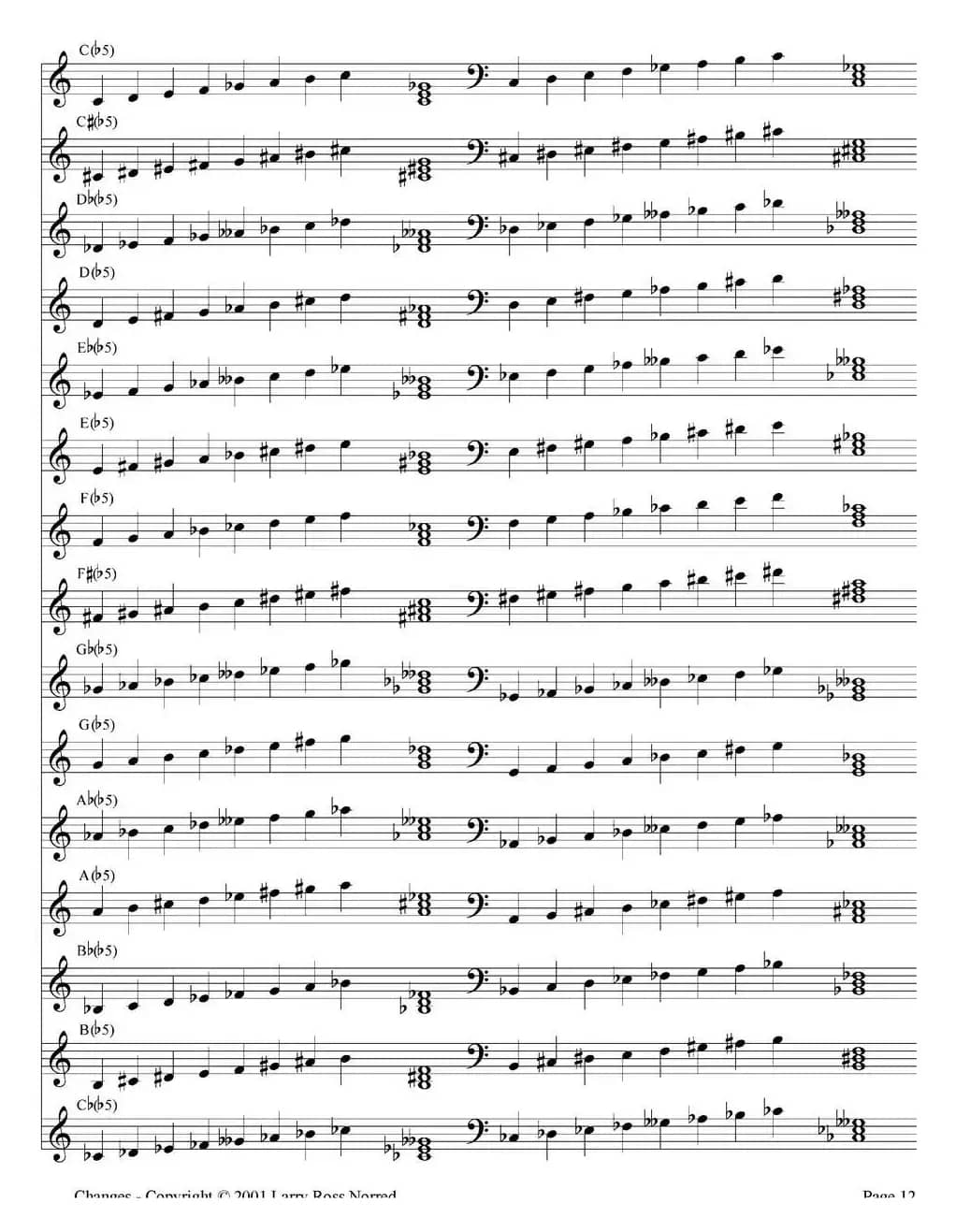 Changes（爵士乐和弦教材）（P1-20）
