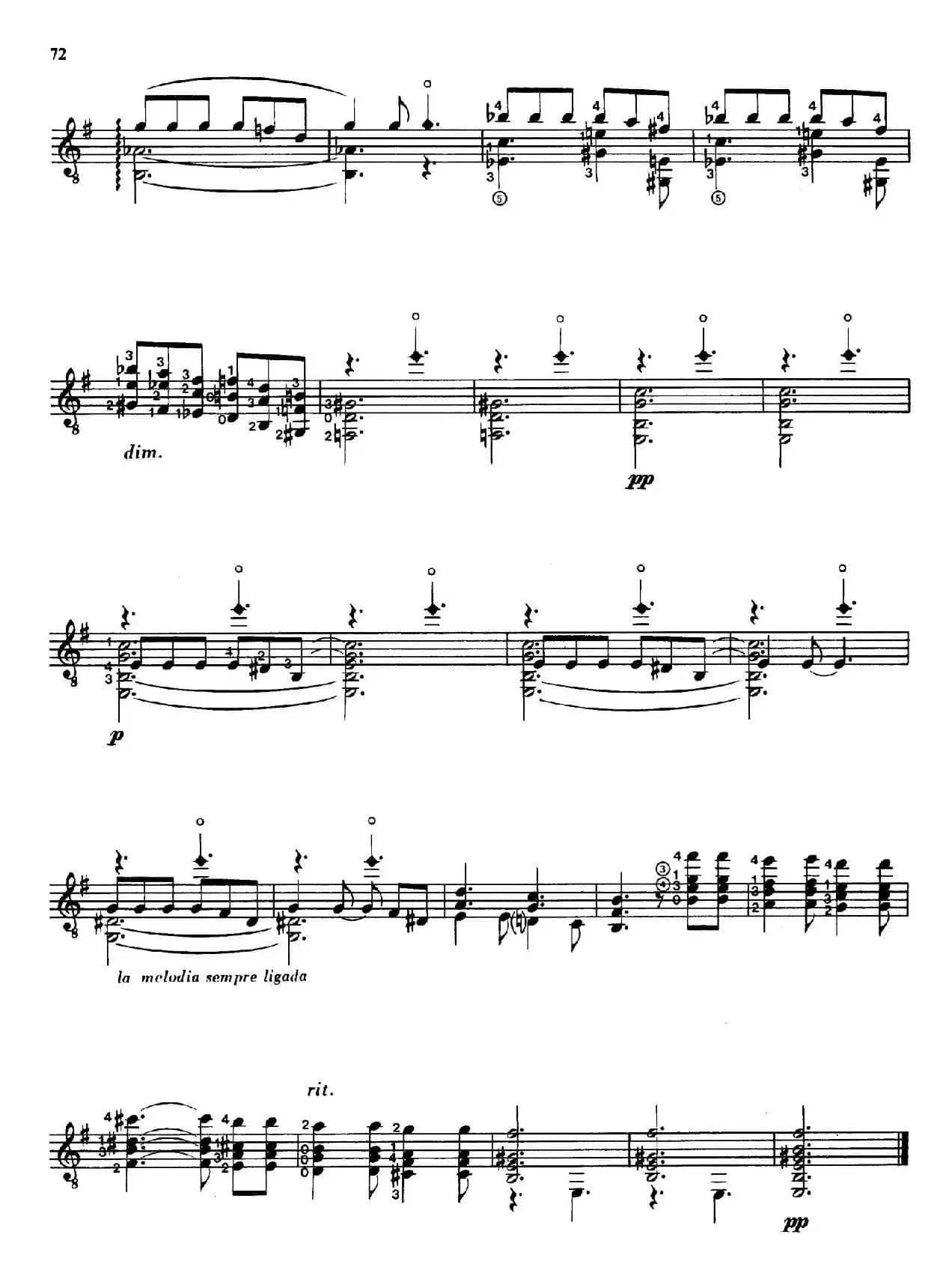 Joaquin Rodrigo Music for Guitar（罗德里戈吉他音乐P69-79（古典吉他）