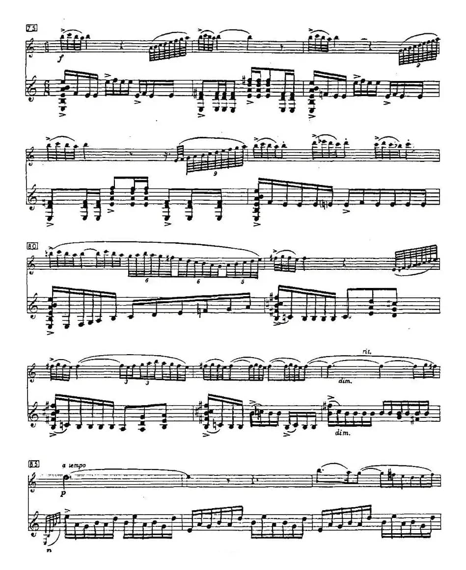 Cantos sierras（山脉之歌）（长笛+吉他）