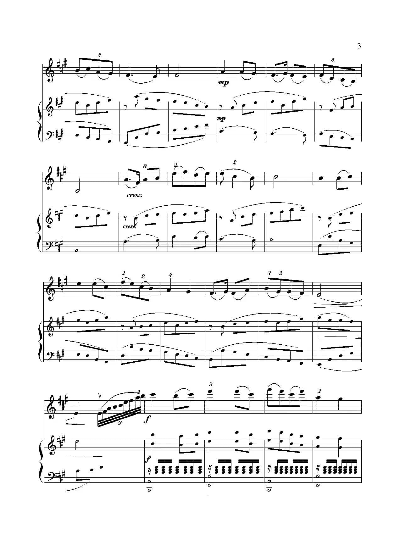 回归抒怀（小提琴独奏+钢琴伴奏）