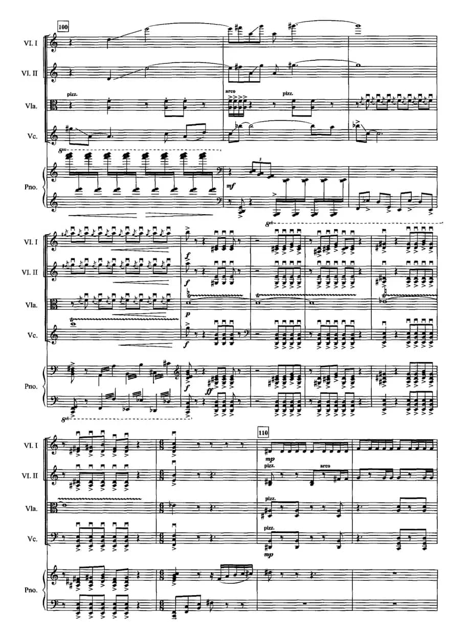 瑶山风（钢琴弦乐五重奏）