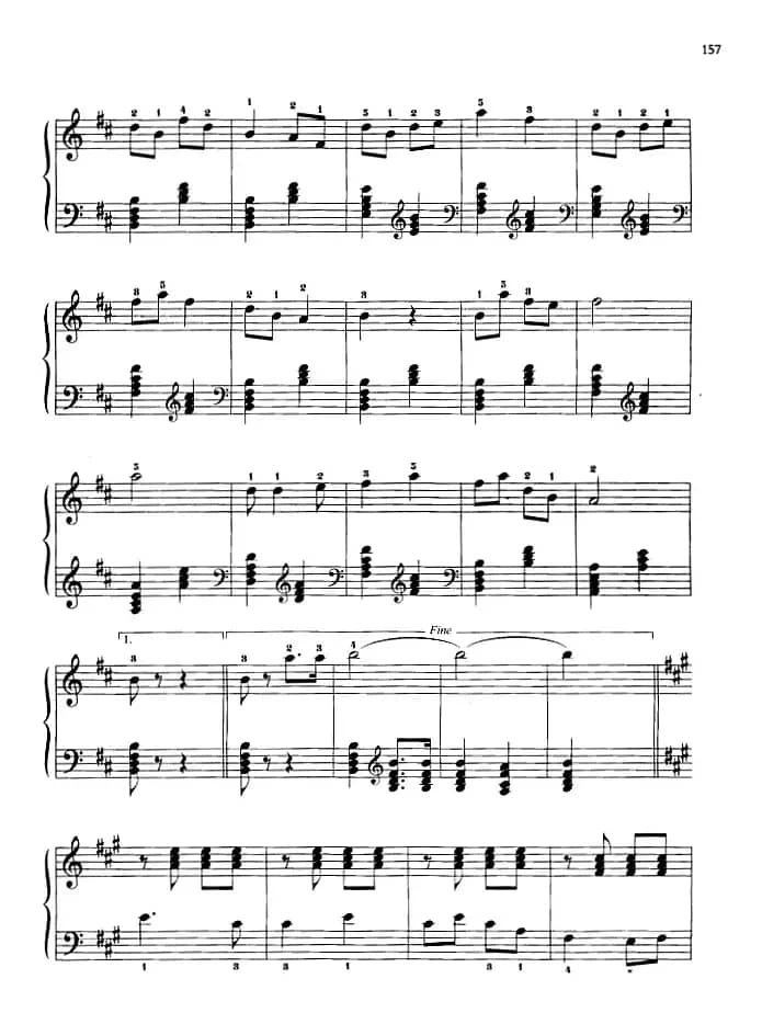 110首中国民歌钢琴小曲集：江西小调