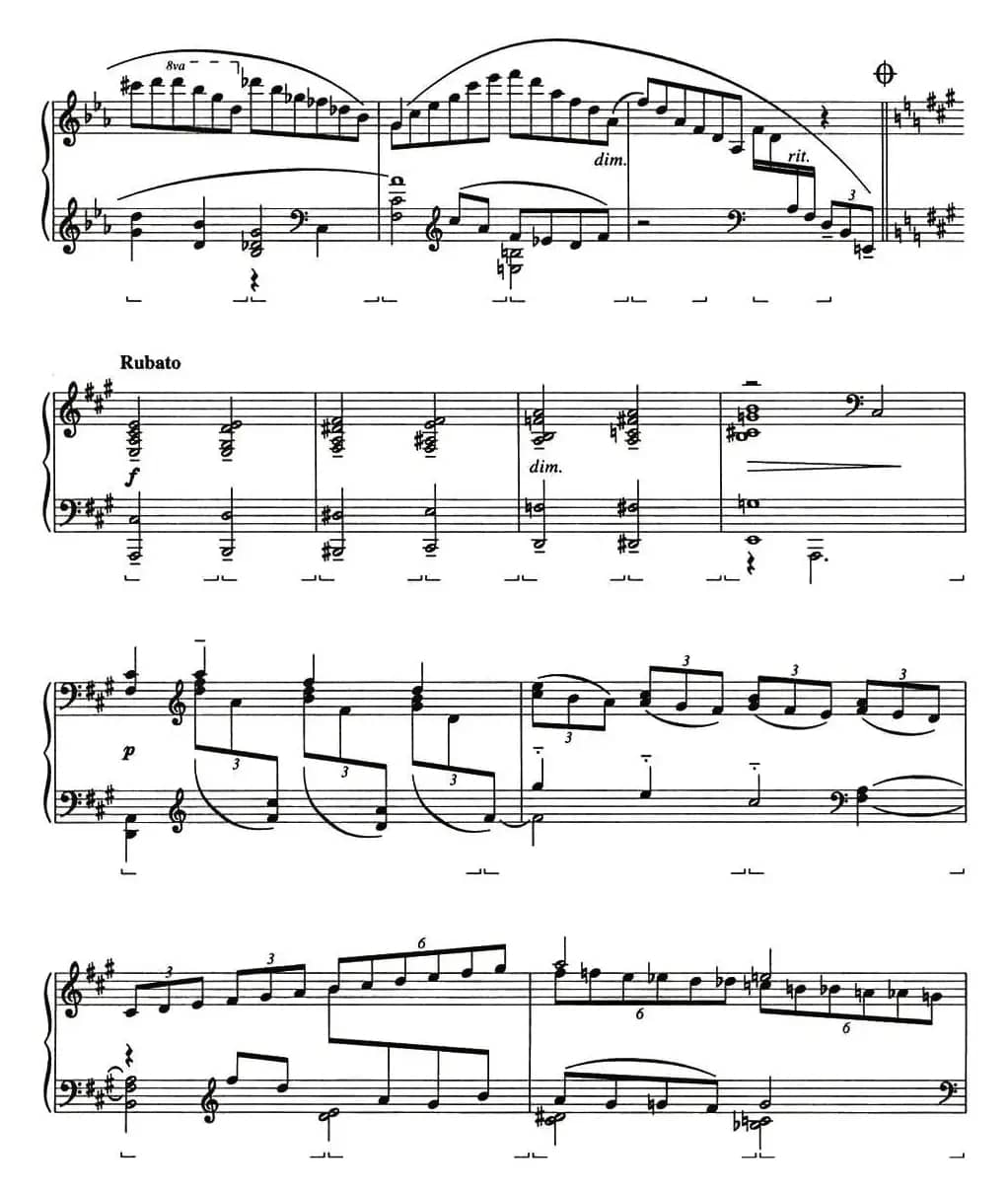 Etude 1.Liza（乔治·格什温练习曲·1、莉萨）