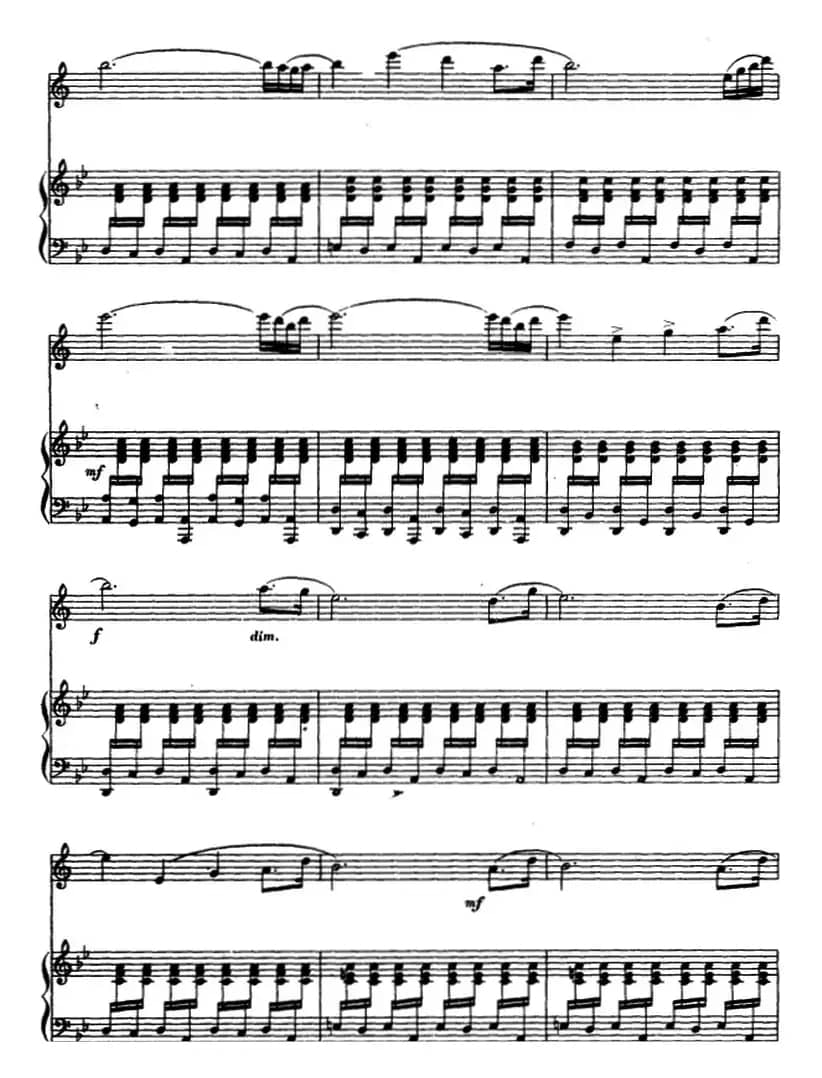 牧马之歌（单簧管+钢琴伴奏）