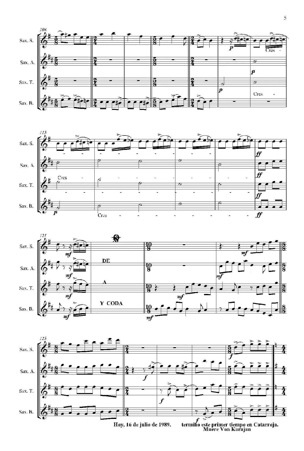 ESTILOS（四重奏）