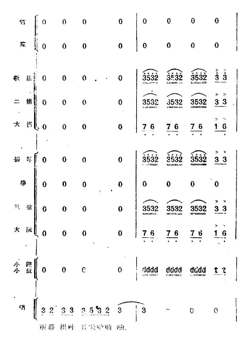 歌剧《小二黑结婚》第一曲 为什么二黑哥还不回还（民乐合奏总谱）