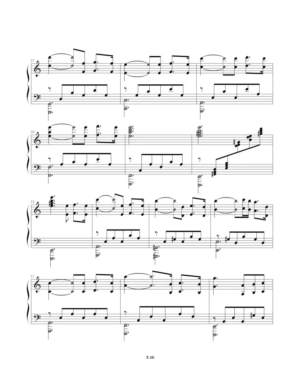 初春—来自神秘园（水晶娃娃记谱版）