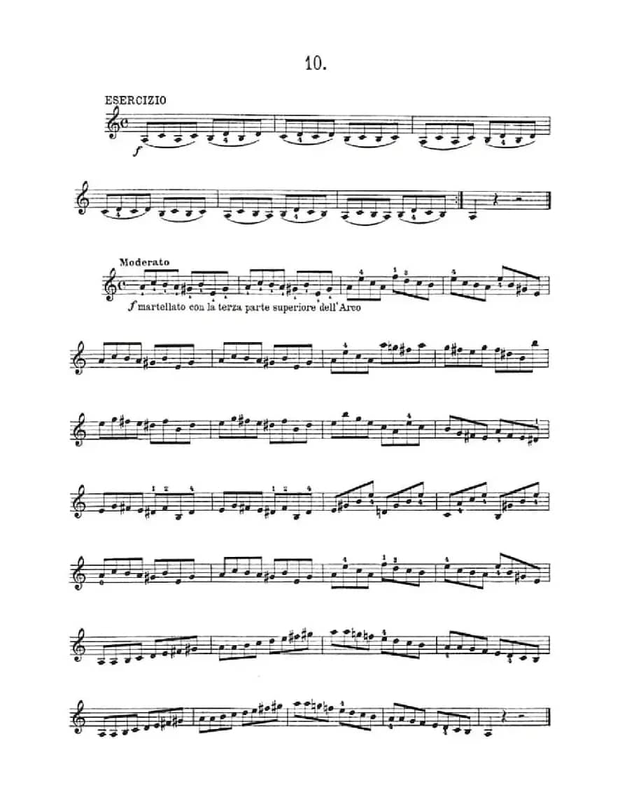 36 Studi Melodici E Facilissimi  Op.48之1—10（36首容易旋律 作品.48）