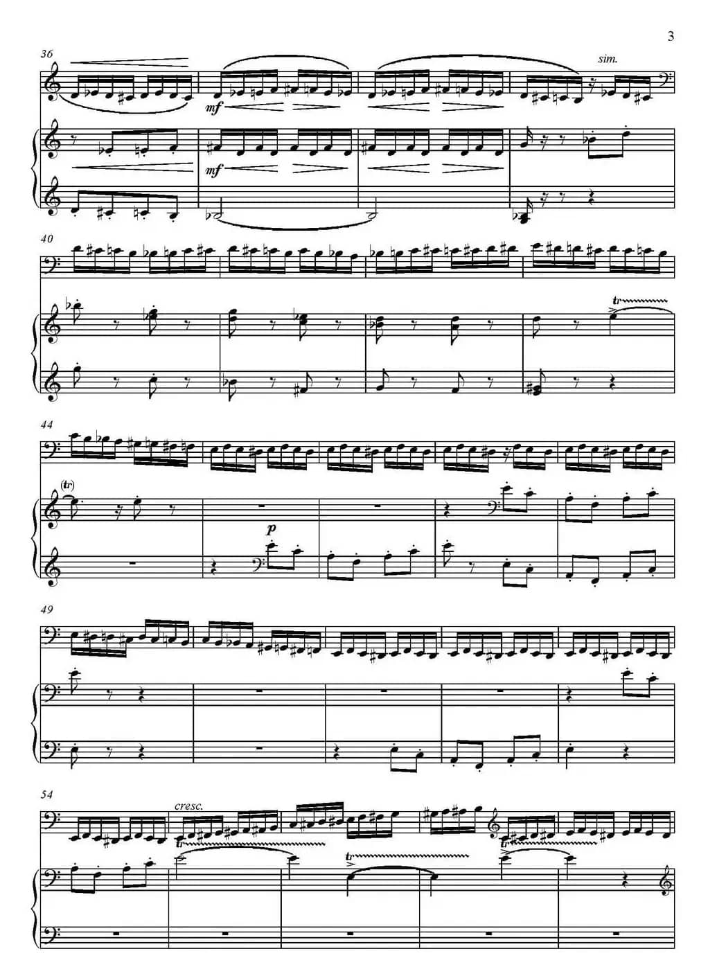 The Flight of the Bumble-Bee（大提琴+钢琴伴奏）