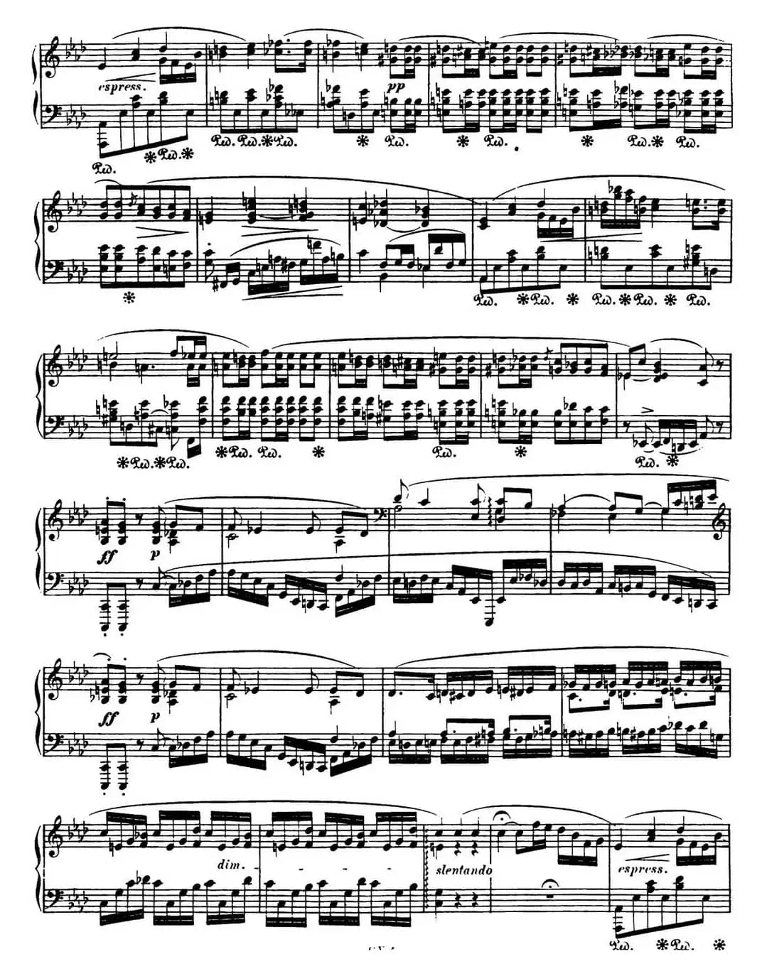 肖邦 波兰舞曲 Op.40 No.2 c小调 Polonaise