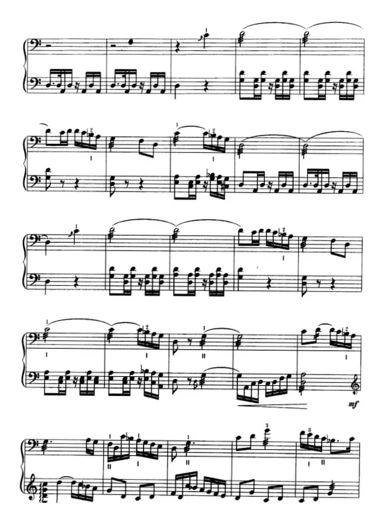 戏秋千（三弦、五线谱）