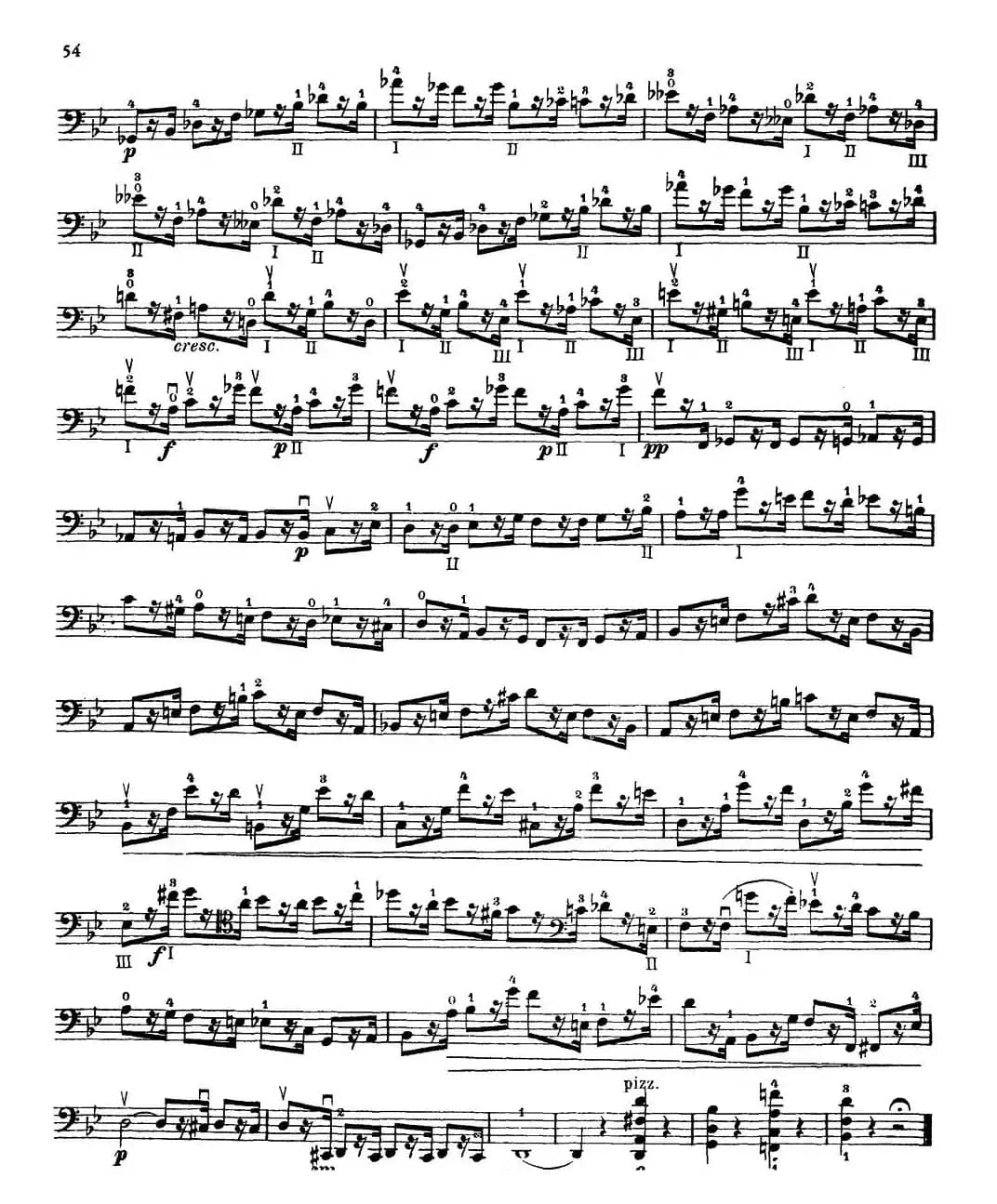 大提琴高级练习曲40首 No.25