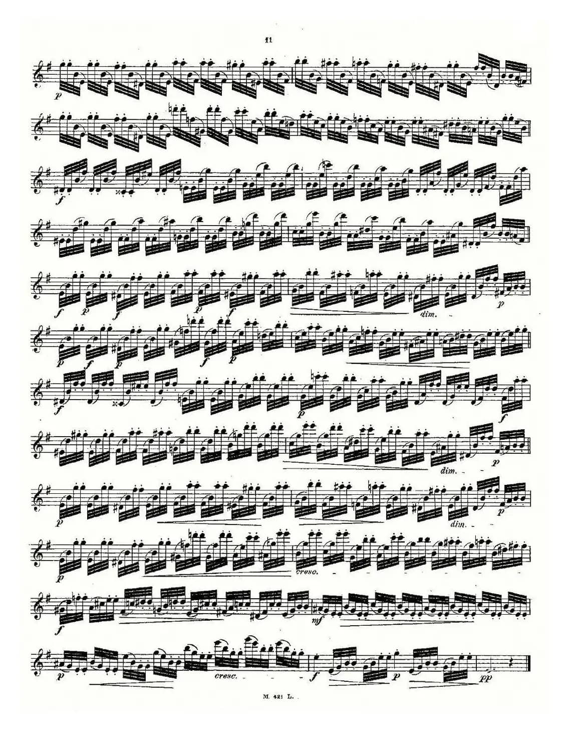 24首长笛练习曲 Op.15 之1—5