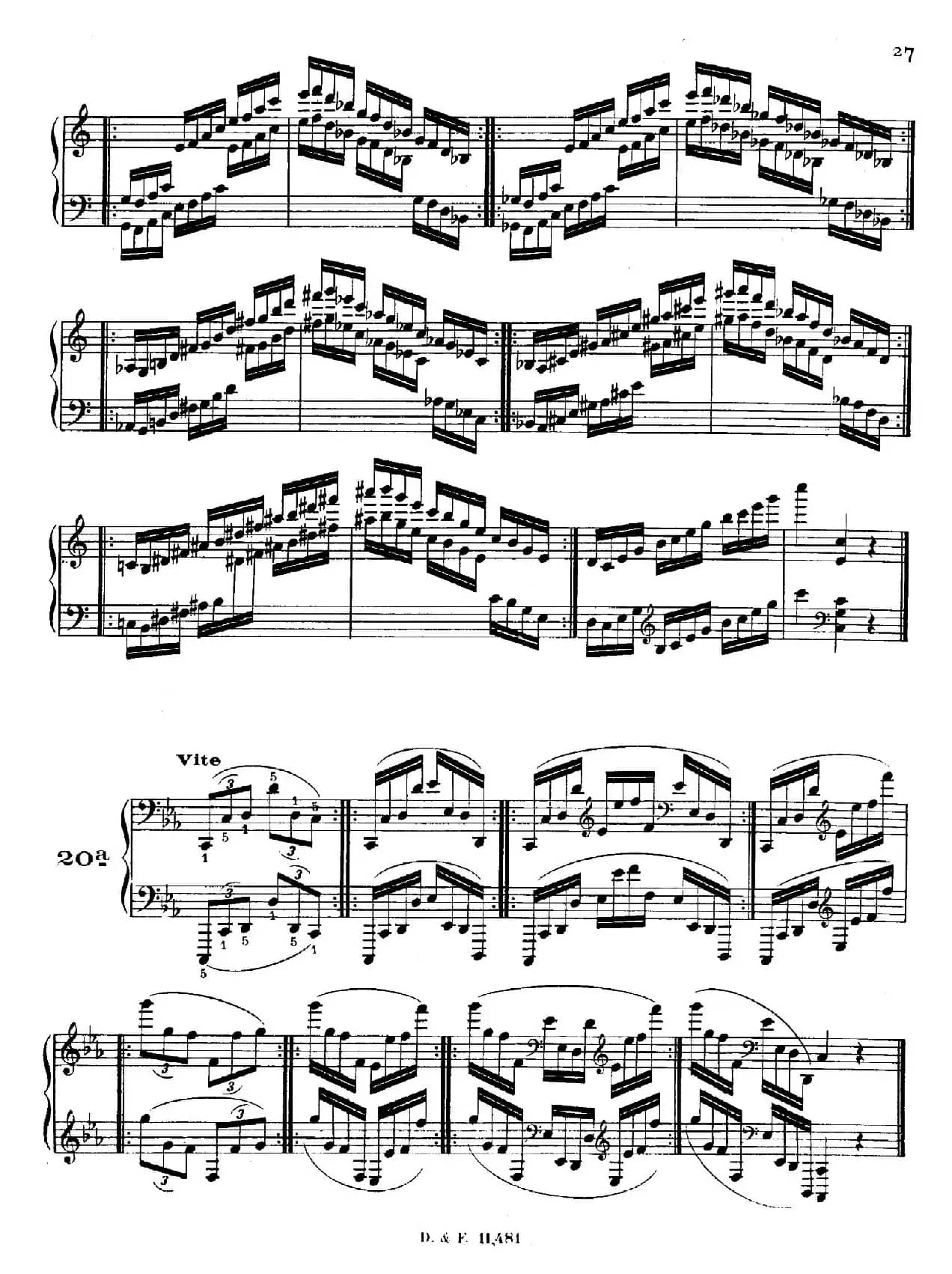 51 Exercises, WoO 6（51首钢琴练习 19—25）