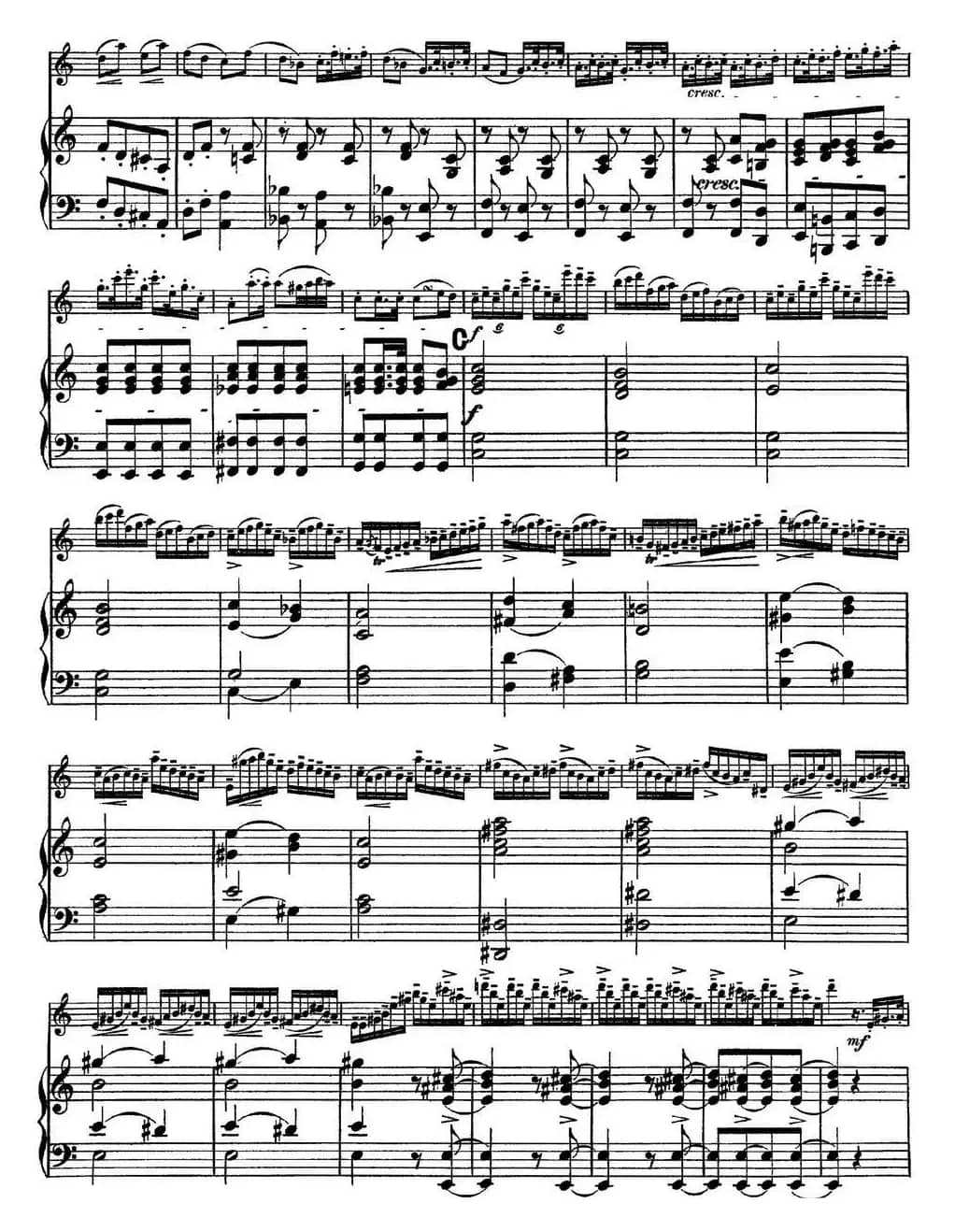 Rode Concerto No.7 in A Major（小提琴+钢琴伴奏）