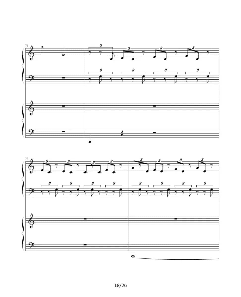 ココロの音（双钢琴）