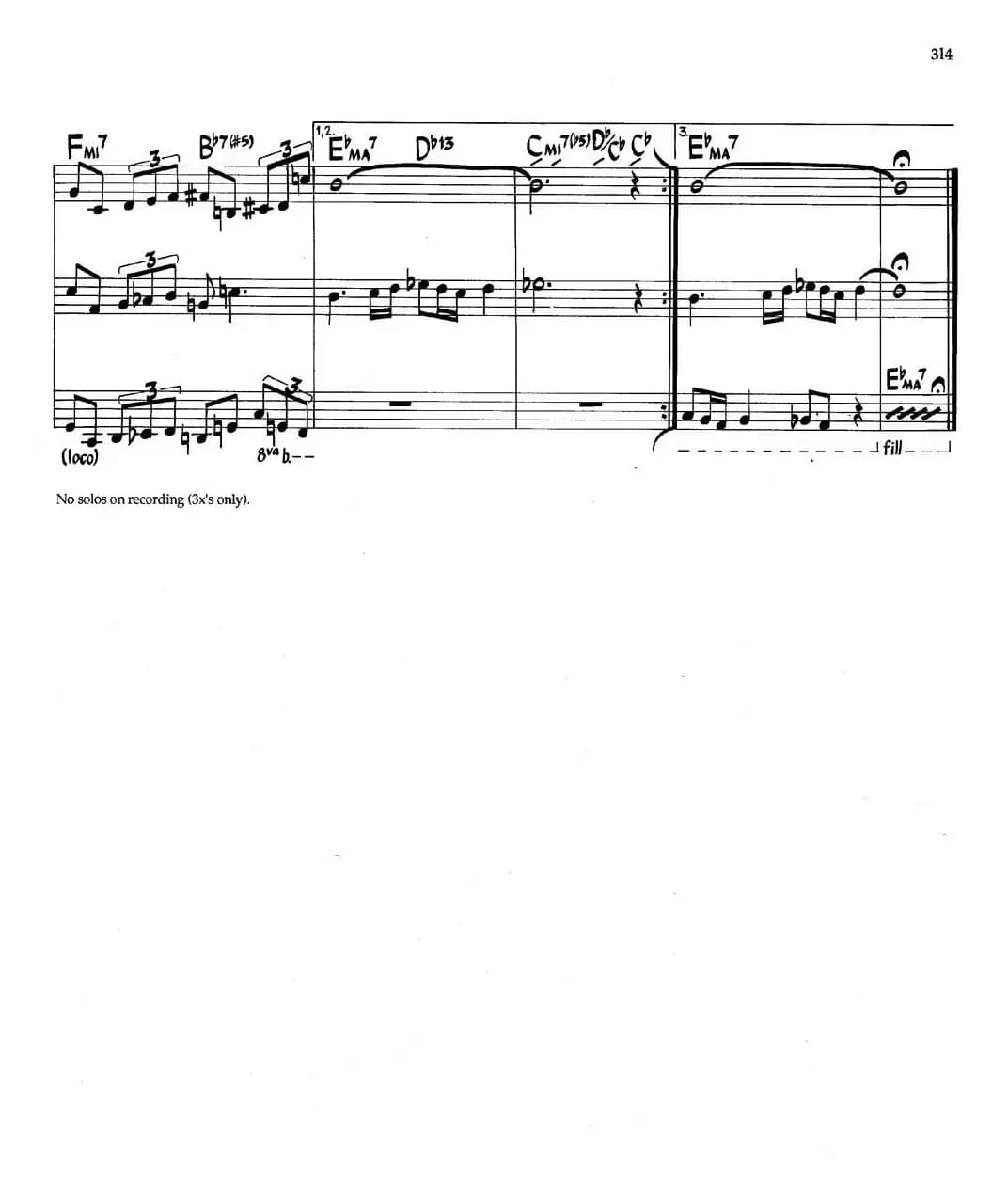 Self portrait In Three Colors（爵士钢琴曲）