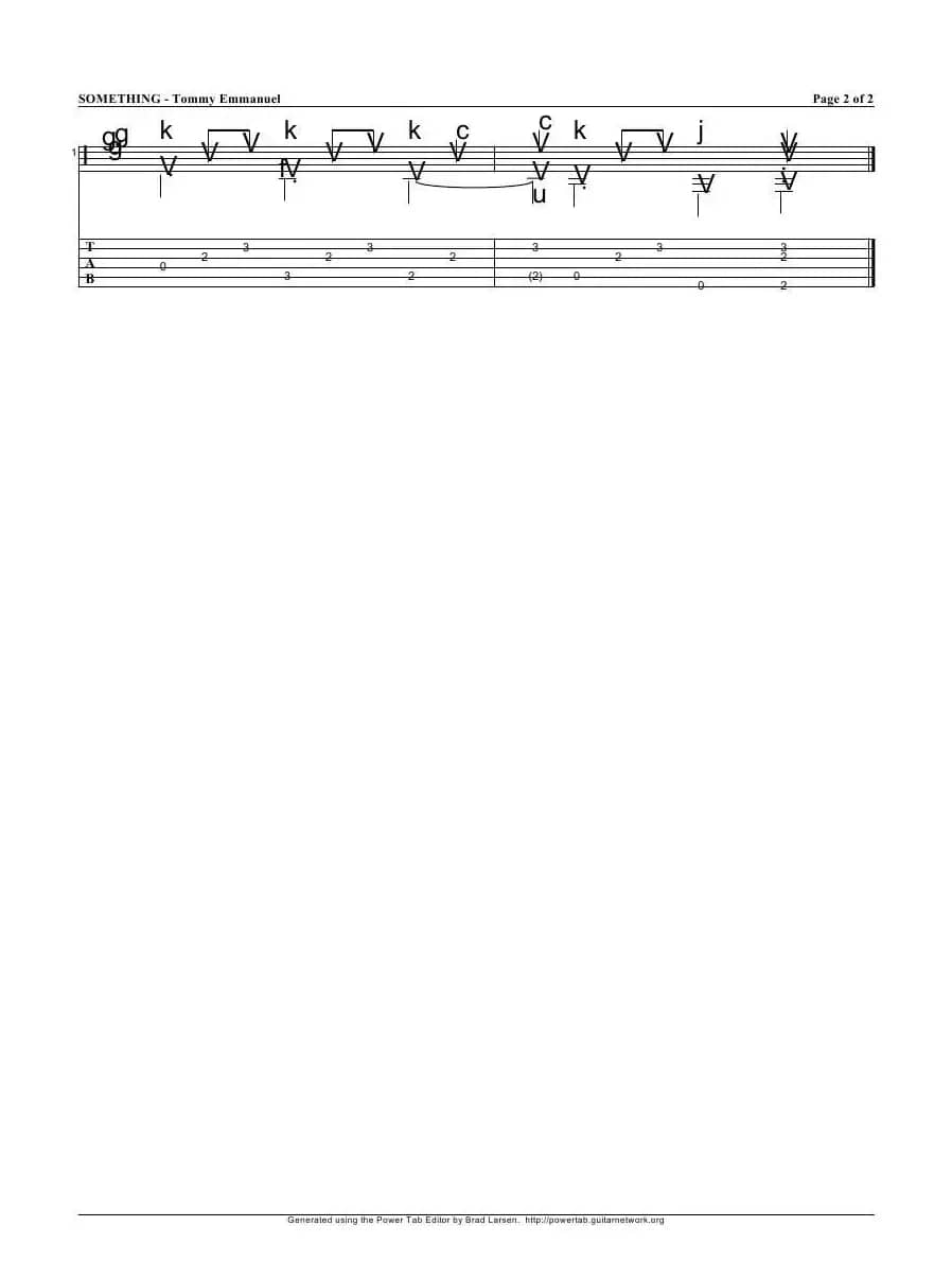 tommy emmanuel：something（指弹吉它）