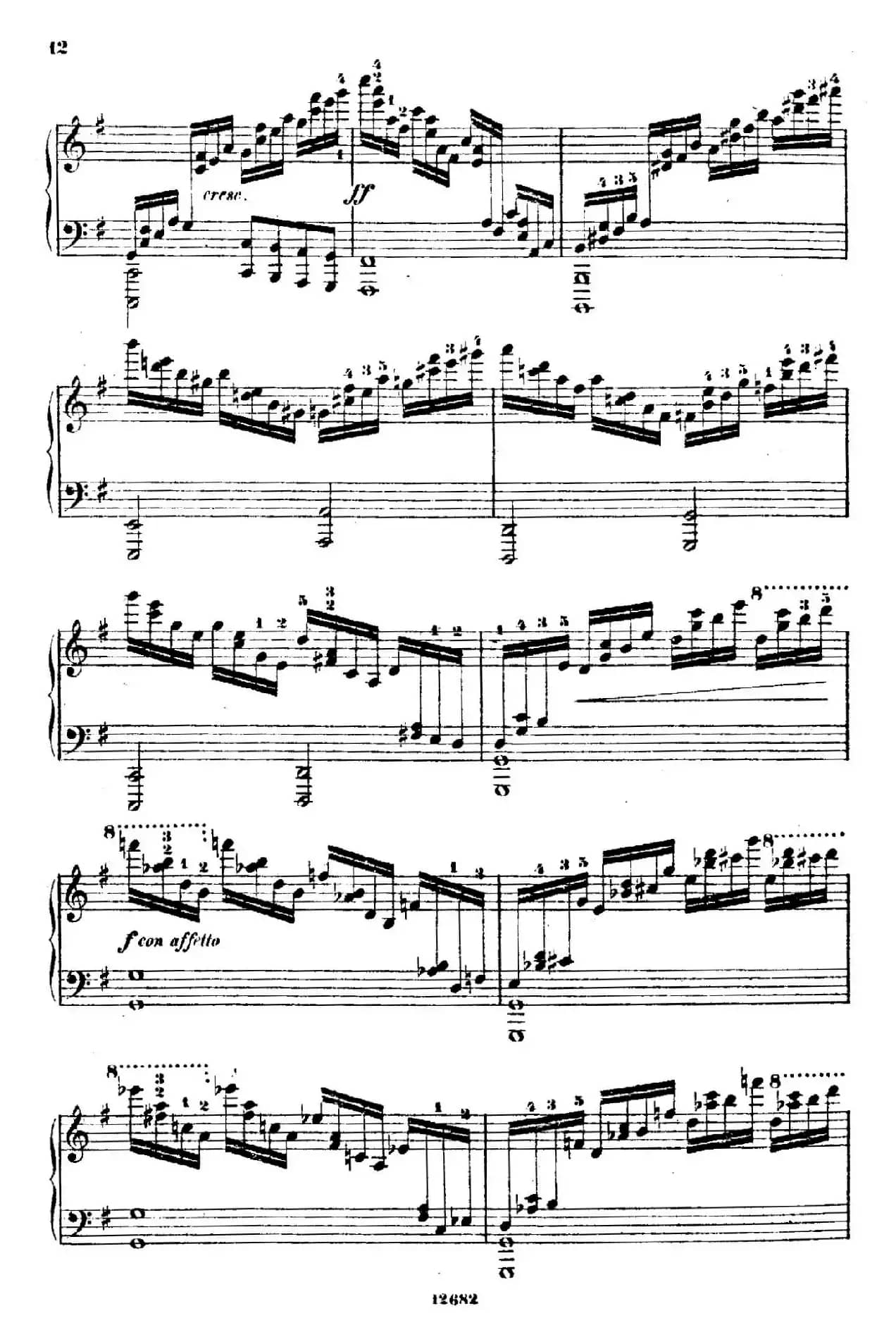 Douze Etudes de Salon Op.5（12首沙龙练习曲·2）