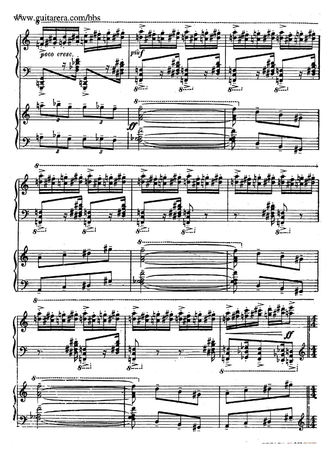 Variation on a Theme by Paganini（帕格尼尼主题变奏曲·双钢琴）