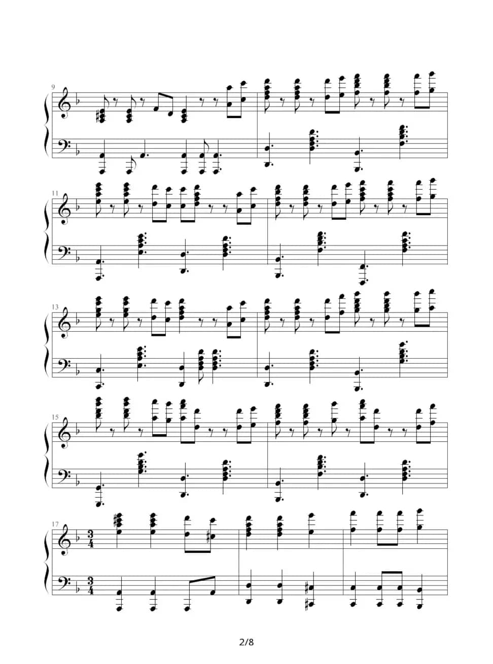 HE’S A PIRATE（钢琴独奏版）